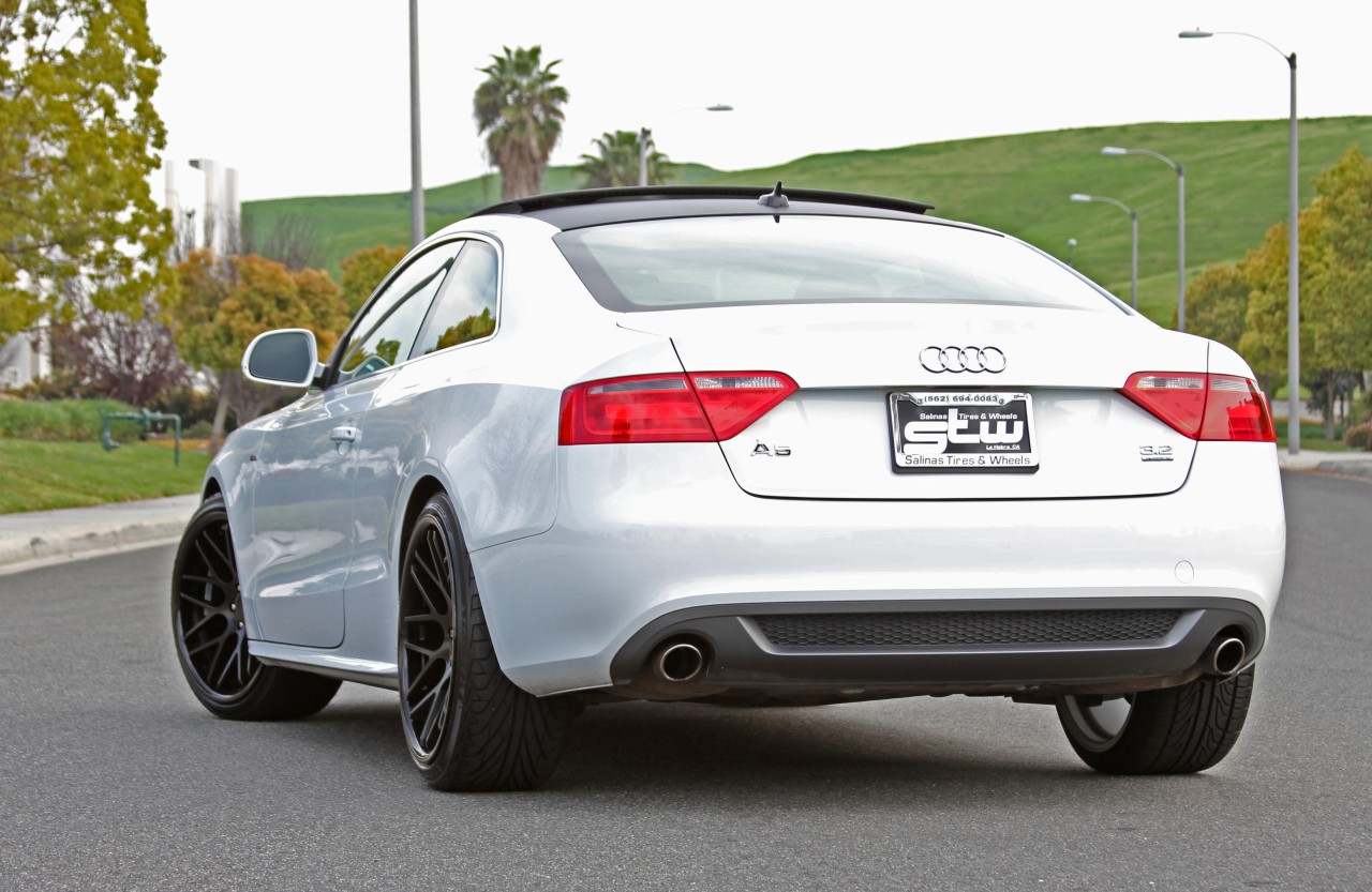 Vertini Concave Magic Matt Black on AUDI A5